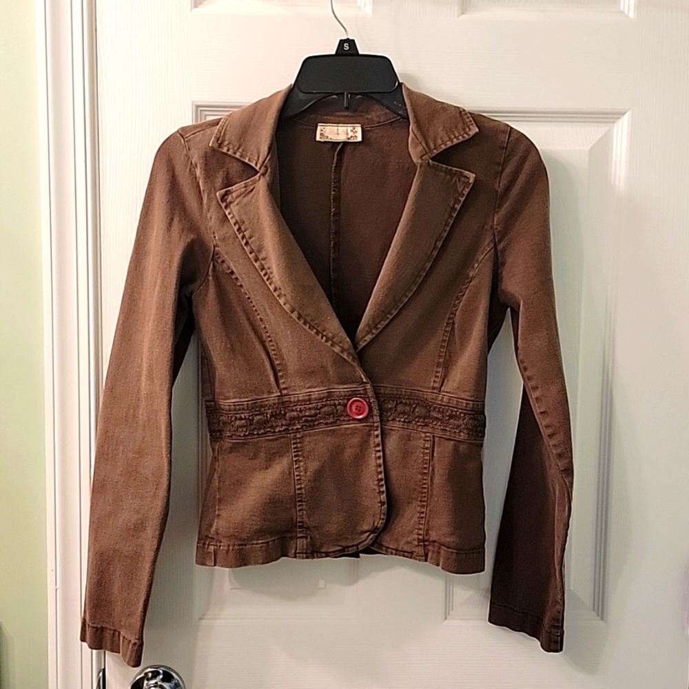 90s stetch cotton blazer